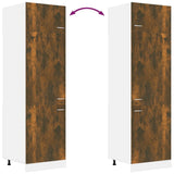 Refrigerator Cabinet Lyon Smoked Oak 60x57x207 cm Engineered Wood 815600