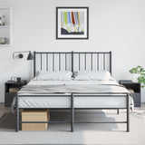 ZNTS Bedside Cabinets 2 pcs Anthracite 34.5x39x44 cm Steel 841756