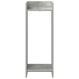 Plant Stand 2 pcs Concrete Grey 30 x 30 x 80 cm Engineered Wood 899585