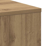 Narrow Bathroom Cupboard with Wheels Artisian Oak Engineered Wood 855303