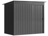 5 x 3.5ft Metal Garden Storage Shed with Effortless Assembly and 2 Pairs of Gloves, Waterproof T3398P554364