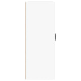 Hanging Wall Cabinet White 69.5x32.5x90 cm 812303