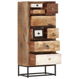 Drawer Cabinet 45x30x105 cm Solid Reclaimed Wood 286508