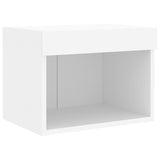 5 Piece TV Wall Units with LED White Engineered Wood 3216690
