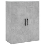 Highboard Concrete Grey 69.5x34x180 cm Engineered Wood 3195871