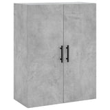 Highboard Concrete Grey 69.5x34x180 cm Engineered Wood 3195871