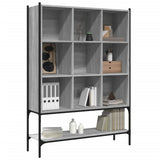 Bookcase Grey Sonoma 102x30x141.5 cm Engineered Wood 3214332