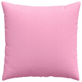 Sofa Pillows 2 pcs Pink 80 x 80 cm Fabric 42014055