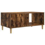 Coffee Table Smoked Oak 90 x 50 x 40 cm Engineered Wood 894730