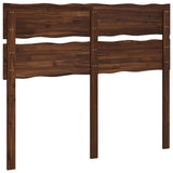 Live Edge Headboard ROSTOCK Dark Brown 120 cm Solid Acacia Wood 903296