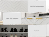 Shoe Storage Cabinet, Modern Shoe Cupboard with Open Shelf, Adjustable Shelf, 6 Vents, Shoe Rack for T3398P343522