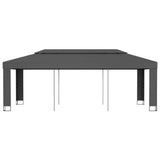 Gazebo with Double Roof 3x6 m Anthracite 47953