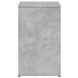 Side Tables 2 pcs Concrete Grey 50x30x50 cm Engineered Wood 840562