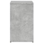 ZNTS Side Tables 2 pcs Concrete Grey 50x30x50 cm Engineered Wood 840562