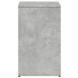 ZNTS Side Tables 2 pcs Concrete Grey 50x30x50 cm Engineered Wood 840562