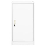 Saddle Cabinet White 53x53x105 cm Steel 339603
