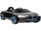 BMW i4 Licensed 12V Kids Electric Ride-On Car, with Remote Control, Portable Battery, Music, Horn, T3398P348391