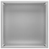 Garden Planter 2 pcs Silver 30 x 30 x 50 cm Galvanised Steel 8005355