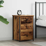 Bedside Cabinet Brown 40 x 36 x 60 cm Solid Reclaim Wood 871257
