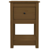 Bedside Cabinets 2 pcs Honey Brown 40x35x61.5cm Solid Wood Pine 821736