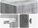Cabinet Set 2 pcs Grey Sonoma Engineered Wood 3416958