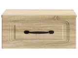 Wall-Mounted Bedside Cabinet 2 pcs Sonoma Oak 34.5 x 33 x 20 cm 899280