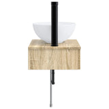Wall-Mounted Wash Basin Sonoma Oak 40 x 35 x 39 cm 890170