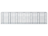 Gabion Raised Bed 2 pcs Silver 250 x 50 x 80 cm 3422231