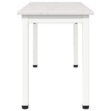 Dining Table White 60 x 60 x 75 cm Solid Pine Wood 892780