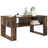 Coffee Table Smoked Oak 92 x 53 x 45 cm Engineered Wood 8000096