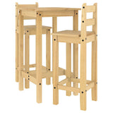 3 Piece Bar Set Solid Wood Pine 4005687