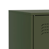 Sideboard Olive Green 67x39x73 cm Steel 841677