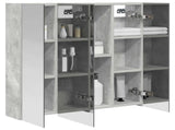 Bathroom Mirror Cabinet Concrete Grey 70 x 14.5 x 70 cm 889090