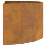 Planter Rusty 120 x 60 x 50 cm Weathering Steel 883709