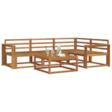 Outdoor Sofa Set 5 pcs Natural Solid Acacia Wood 3367547