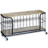 TV Cabinet Solid Mango Wood 100x40x45 cm 243301