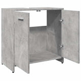 Bathroom Sink Cabinet Concrete Grey 60x33x60 cm Engineered Wood 856038