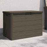 Outdoor Cushion Box Brown 77.5x44.5x53 cm Polypropylene 366604