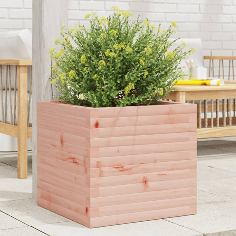 ZNTS Garden Planter 50x50x46 cm Solid Wood Douglas 3282407