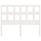 Bed Headboard White 185.5x4x100 cm Solid Wood Pine 818936