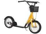 Kids Scooter, Kick Stunt Scooter with Adjustable Handlebar, Dual Brakes, Basket, Cupholder, T3398P348522