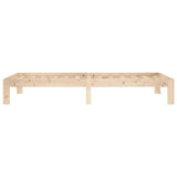Bed Frame without Mattress Solid Wood Pine 90x200cm 810350