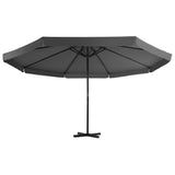 Garden Parasol with Aluminium Pole 500 cm Anthracite 44474