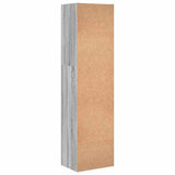 Bookcase Grey Sonoma 40x30x152 cm Engineered Wood 857881