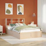 Bed Frame without Mattress 140x190 cm Solid Wood Pine 3323467