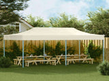 Party Tent Folding Cream 291 x 580 x 315 cm Oxford Fabric 42023640