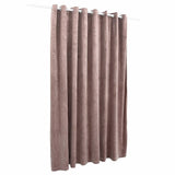 Blackout Curtain with Metal Rings Velvet Antique Pink 290x245 cm 134523