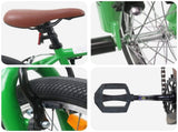BMX Bike 18 Inches for 7-10 Years Old Green 42009733
