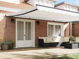Retractable Awning White 500 x 350 cm Polyester and Aluminium 3331537