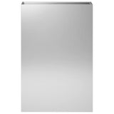 Garden Planter Silver 40 x 20 x 75 cm Galvanised Steel 8005438